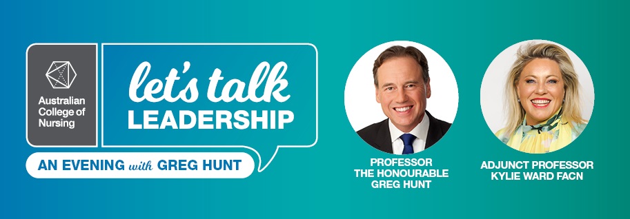 Let's Talk Leadership - An evening with Greg Hunt